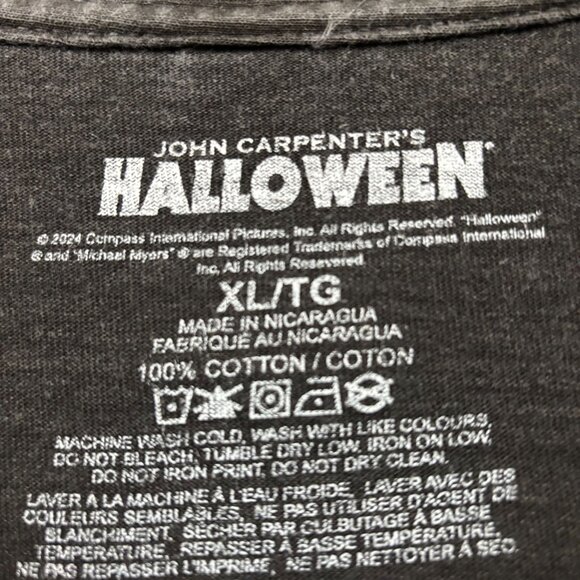 Halloween “Michael Myers” John Carpenterˋs Horror Movie Film Graphic T-Shirt Siz - Picture 4 of 4